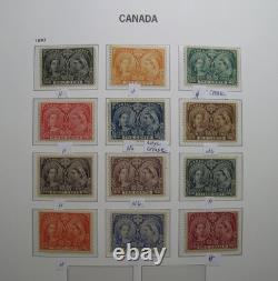 CANADA 1851-1969 MNH/MH/USED Collection DAVO HINGELESS Album BBZ