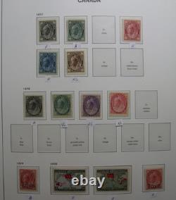 CANADA 1851-1969 MNH/MH/USED Collection DAVO HINGELESS Album BBZ
