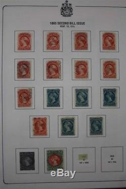 CANADA 600+ Revenues 1864-19. Van Dam Album Stamp Collection