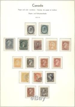 CANADA COLLECTION 1851-1999, in 3 albums, virtually complete, Scott $52,155.00