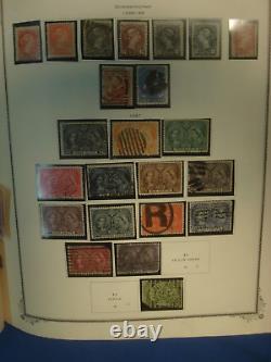 CANADA & PROVINCES Stamp Collection ALL PAGES SHOWN many MNH in 2 SCOTT ALBUMS