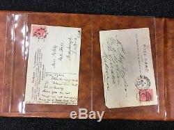CD8 Victoria Barred Numerals and Post Offices Postcard Collection 2 albums