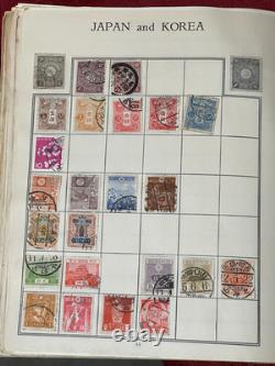 CDE1 World & Australia Collection/accumulation on thick stack of album leaves a