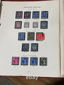 CEO2 Great Britain collection in bulging older Gibbons printed album. Commences