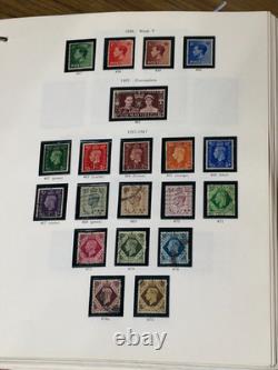 CEO2 Great Britain collection in bulging older Gibbons printed album. Commences