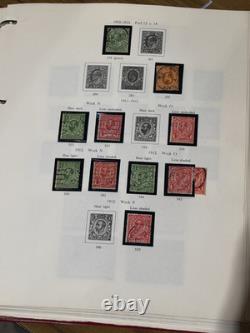 CEO2 Great Britain collection in bulging older Gibbons printed album. Commences