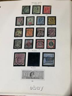 CEO2 Great Britain collection in bulging older Gibbons printed album. Commences