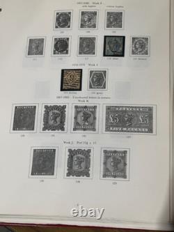 CEO2 Great Britain collection in bulging older Gibbons printed album. Commences