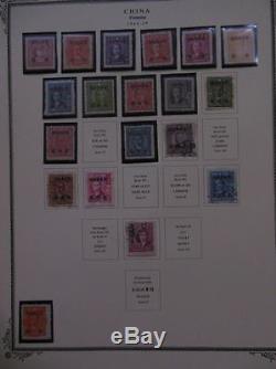 CHINA Formosa. Nice Mint & Used collection on album pages
