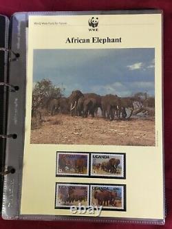 CMAU20 World Wildlife Fund First Day Covers and MUH sets Collection (4 albums)