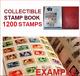 Collectible Stamp Album With 1200 Stamps