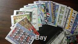 COLLECTION 36 GENERIC SMILERS SHEETS 2002-2008 STAMPS ALBUM approx fv £547.20