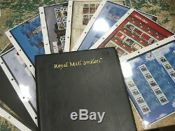 COLLECTION 36 GENERIC SMILERS SHEETS 2005-2010 STAMPS ALBUM approx fv £450