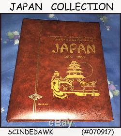 COLLECTION of JAPAN STAMPS from 1962 to 1966 in an ALBUM