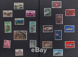 COLLECTION of JAPAN STAMPS from 1962 to 1966 in an ALBUM