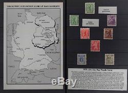 COLLECTION of RUSSIAN OCCUPATION of GERMANY 1945-1948 in an ALBUM