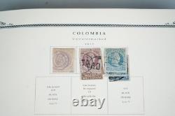 COLOMBIA 1860s-1980s COLLECTION OF 1,750+ STAMPS MINT & USED IN SCOTT ALBUM