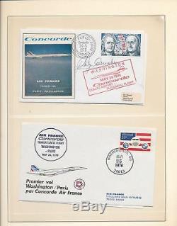 CONCORDE Large Aviation Four Lindner Album Collection(200+Covers)ALB266