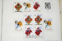 COOK ISLANDS 1920s-1980s COLLECTION OF 500+ MINT STAMPS STORED IN HARRIS ALBUM