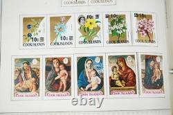 COOK ISLANDS 1920s-1980s COLLECTION OF 500+ MINT STAMPS STORED IN HARRIS ALBUM