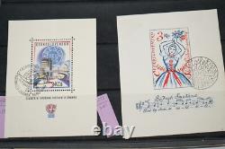 CZECHOSLOVAKIA COLLECTION OF 2600+ STAMPS & 5 FDCs MINT & USED IN LARGE ALBUM