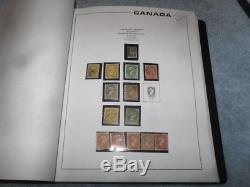 Canada 1851-1986+BOB+Provinces M+U Collection in Scott Album w. Slipcase