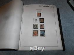 Canada 1851-1986+BOB+Provinces M+U Collection in Scott Album w. Slipcase