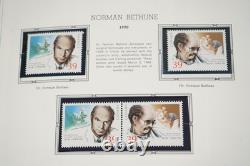 Canada 1990-1996 Collection Of All Mint Stamps In Album On White Ace Pages