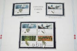 Canada 1990-1996 Collection Of All Mint Stamps In Album On White Ace Pages