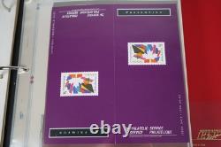 Canada 1990-1996 Collection Of All Mint Stamps In Album On White Ace Pages