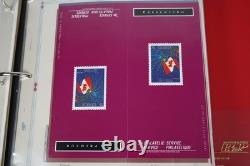 Canada 1990-1996 Collection Of All Mint Stamps In Album On White Ace Pages