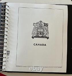 Canada Collection Lindner Hingeless Album Mixed MNH, Mint and Used stamps