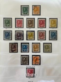 Canada Collection Lindner Hingeless Album Mixed MNH, Mint and Used stamps