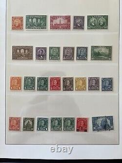 Canada Collection Lindner Hingeless Album Mixed MNH, Mint and Used stamps