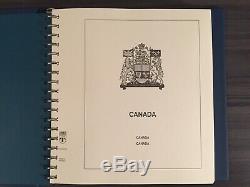 Canada Complete Collection Mint NH stamps in Illustrated Lindner Hingeless album