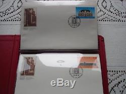 Canada FDC Collection in 4 White Ace Albums 337 Cachet Covers (1979 to 1992)