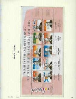 Canada- Massive Collection 1980-1999-schaubek Album- Binder/dust Cover/$300cad