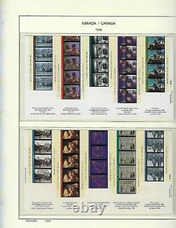 Canada- Massive Collection 1980-1999-schaubek Album- Binder/dust Cover/$300cad