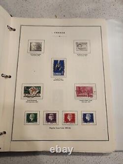 Canada Postage Stamp Collection Jarrett Binder Album Newfoundland Lot
