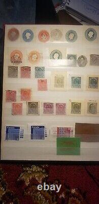 Canada Rare Old Stamps Album Huge Collection See Pictures Idsnn9