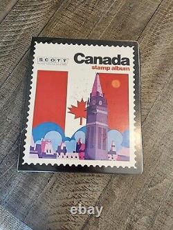 Canada Stamp Album Collection Scott 1897 1970's huge lot of Stamps