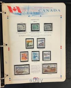Canada Stamp Collection Album White Ace Pages Mint MNH 1957-1972 ZAYIX