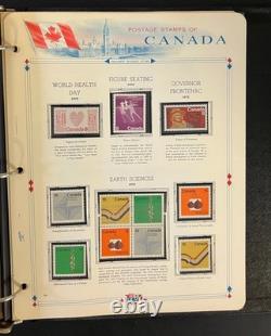 Canada Stamp Collection Album White Ace Pages Mint MNH 1957-1972 ZAYIX