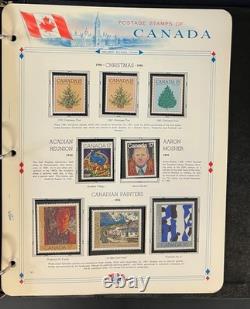 Canada Stamp Collection Album White Ace Pages Mint MNH 1978-1985 ZAYIX