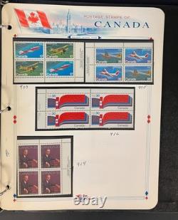 Canada Stamp Collection Album White Ace Pages Mint MNH 1978-1985 ZAYIX