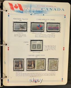 Canada Stamp Collection Album White Ace Pages Mint MNH 1978-1985 ZAYIX
