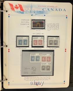 Canada Stamp Collection Album White Ace Pages Mint MNH 1978-1985 ZAYIX