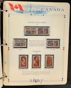 Canada Stamp Collection Album White Ace Pages Mint MNH 1978-1985 ZAYIX