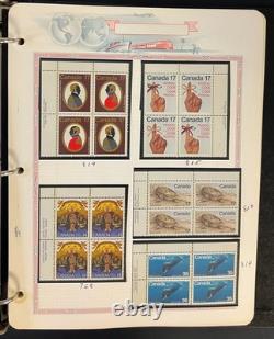 Canada Stamp Collection Album White Ace Pages Mint MNH 1978-1985 ZAYIX