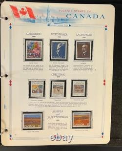 Canada Stamp Collection Album White Ace Pages Mint MNH 1978-1985 ZAYIX